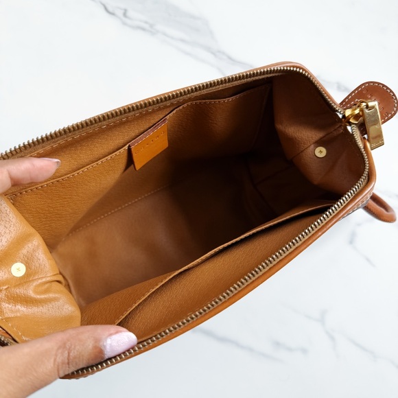 Authentic vintage Celine Macadam clutch on strap - Picture 10 of 15